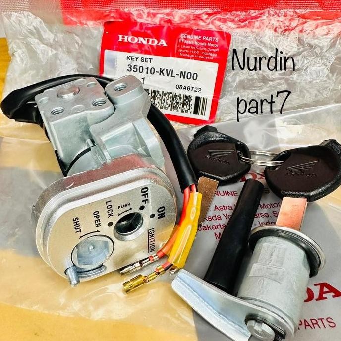 Kunci Kontak Supra x 125 Kunci Set Kontak Supra x 125 original KVL TERBARU
