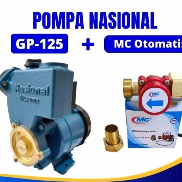 Pompa Air Nasional Pendorong 125Watt Boster Pump