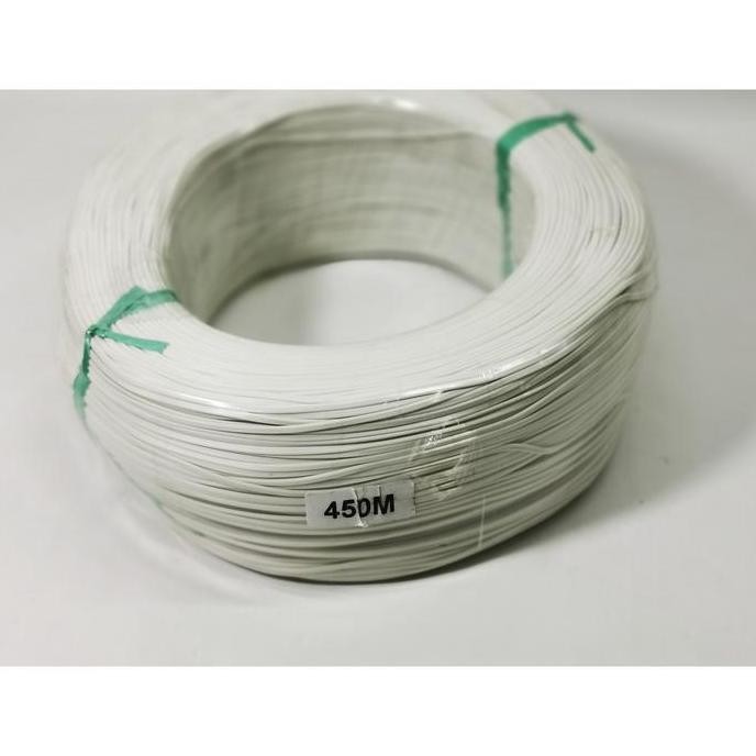

Kabel Kawat Ikat ( Twist Tie ) PUTIH 450 Meter - pengikat kabel MM