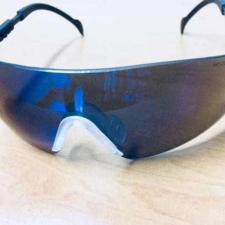 Kacamata Safety Glasses Krisbonsi Z87.1 Nosepad Blue