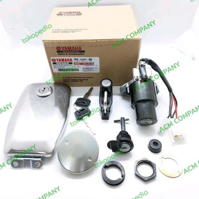 Kunci Kontak Set Rx King New Yamaha 3KA Set Komplit 5in1 Made Thailand RESTOCK