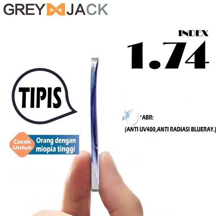 Bestseller Lensa Di Pertipis Kacamata Minus Tinggi Super Tipis 1.74