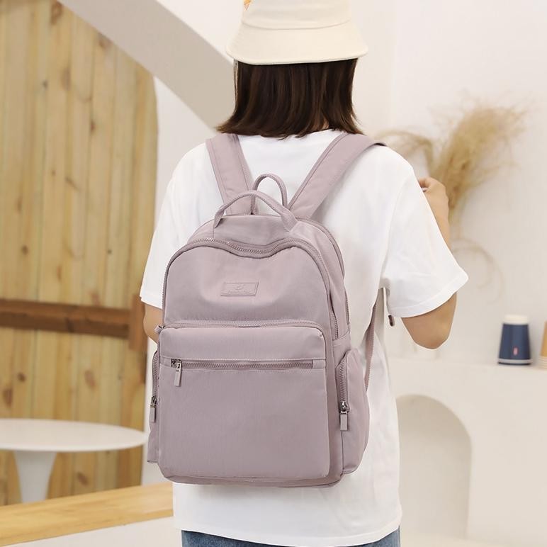 COLORFUL FOX 0459 Tas Ransel Wanita Backpack Wanita Remaja Tas Bahan Anti Air
