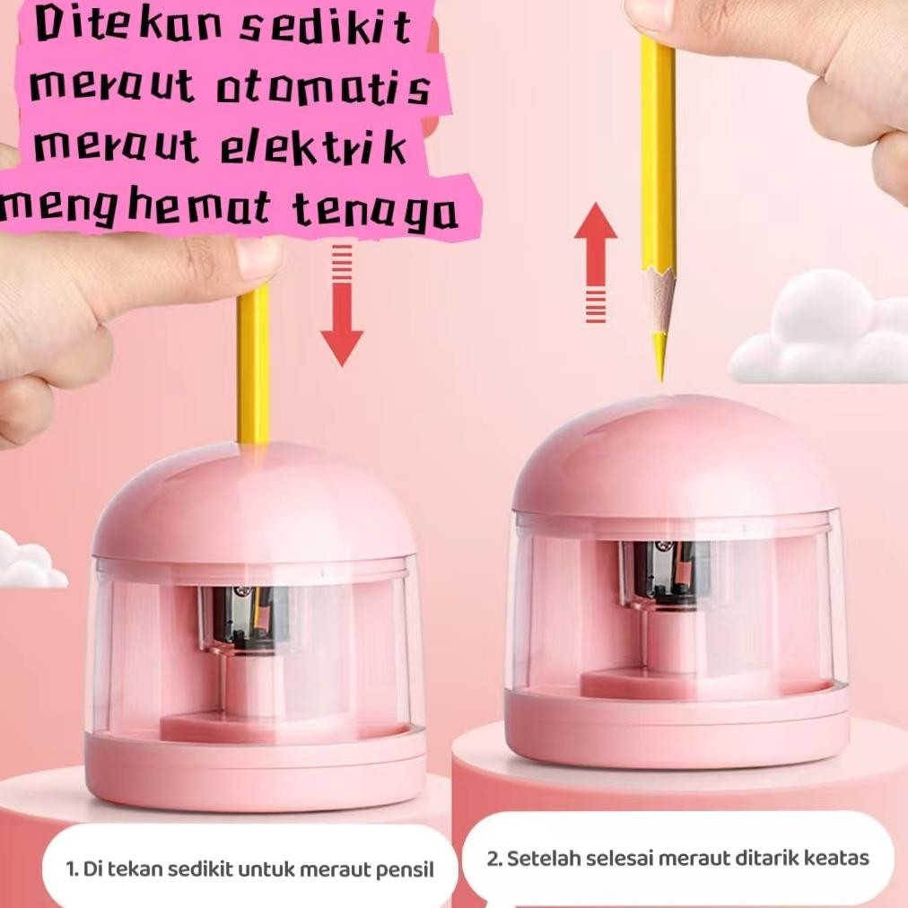 

Electric Stationery Set Set Alat Tulis Elektronik Rautan Penghapus Vacuum Pensil 11In1 Sekolah Sets