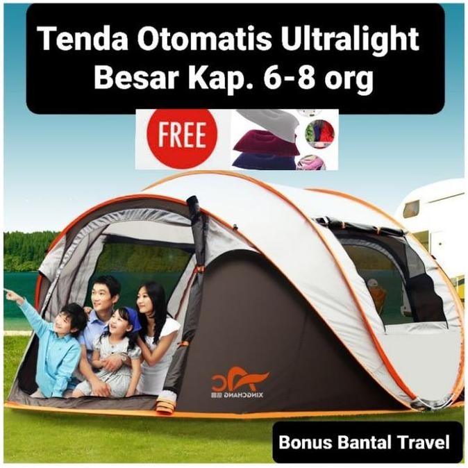 Tenda Camping Otomatis 6-8 Orang