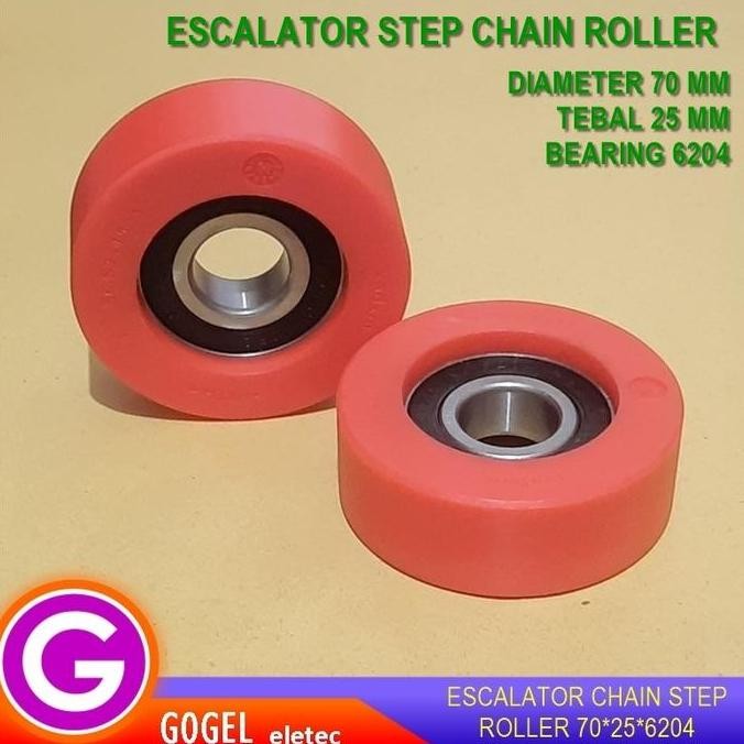 Escalator roller step chain/roller escalator chain step/roller step eskalator 70 25 6204 BEST SELLER