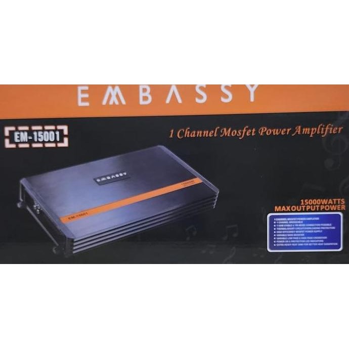 ready  POWER MONOBLOCK EMBASSY 1500.1D class D