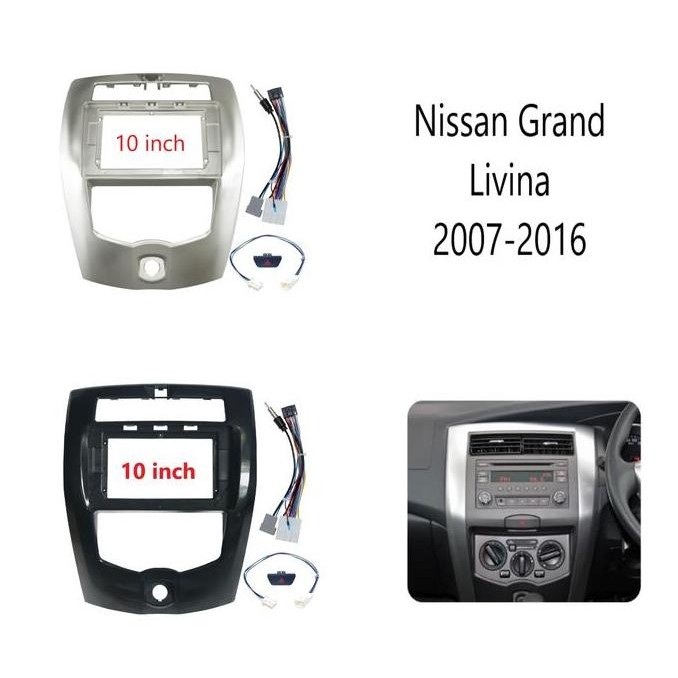 ready  Frame headunit android 10 inch frame nissan livina 2007 2013 - 2016