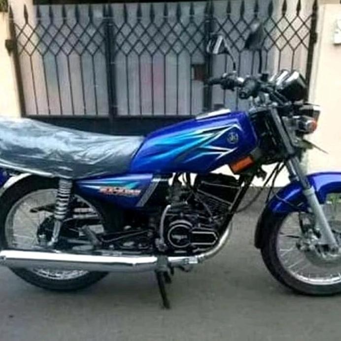 ready STRIPING STICKER TANGKI DAN STIKER BOX AKI FULL SET KIRI DAN KANAN RX KING 2005 BIRU ASLI ORIG