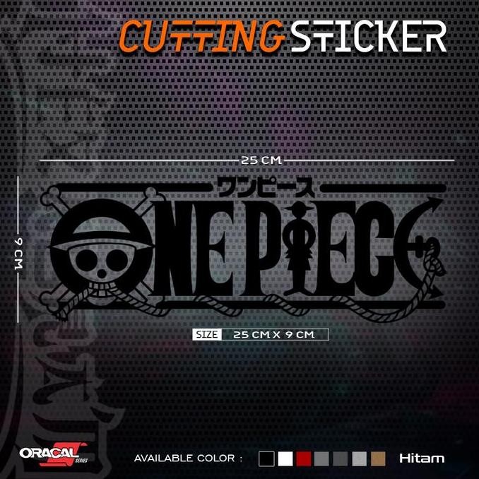 

ready Cutting Sticker ONE PIECE LOGO | Stiker LOGO ONE PIECE | Stiker ANIME