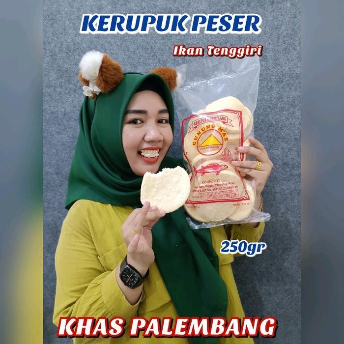 

Tpk Kerupuk Peser Besar Premium Ikan Tenggiri 250Gr Makanan Palembang