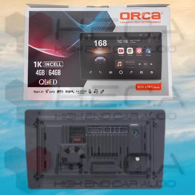 ready  ORCA Eco Lite+ Series 4/64 GB 9" inch Android Lite Plus ADR-9988 Head Unit Tape TV Mobil Lite