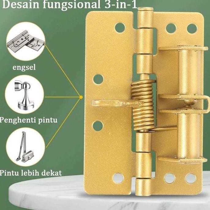 Engsel Otomatis Pintu Engsel Pintu Otomatis Buka Tutup Engsel Penutup Pintu Lemari Kabinet 90 Deraja