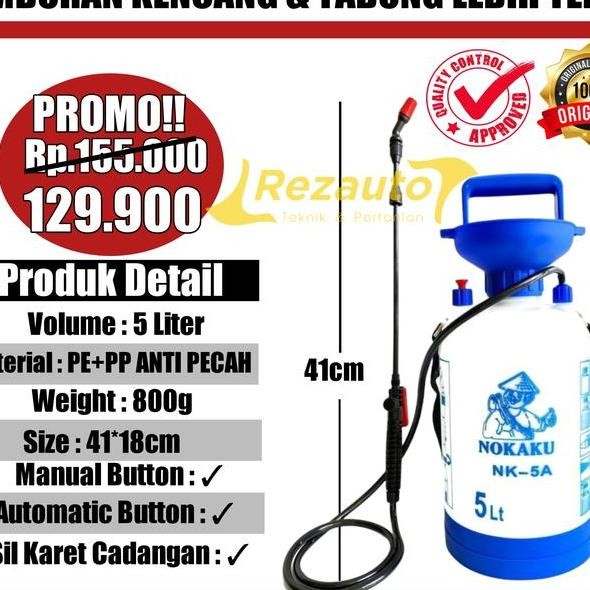 Alat Semprot Disinfektan 5 Liter Sprayer Hama Dan Kebun