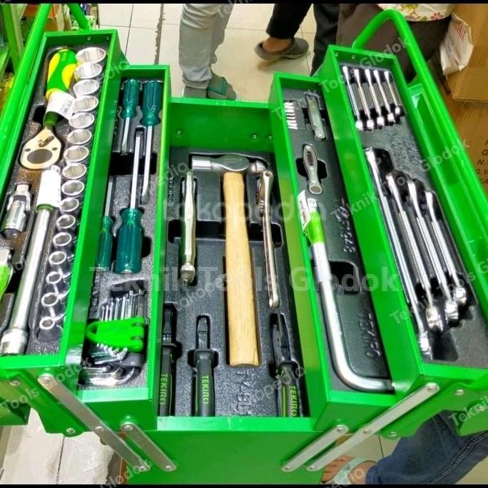 PROMO Tekiro Tool Box Set 72 PCS / Mekanik Tools 72 PCS /Tools Alat Perkakas