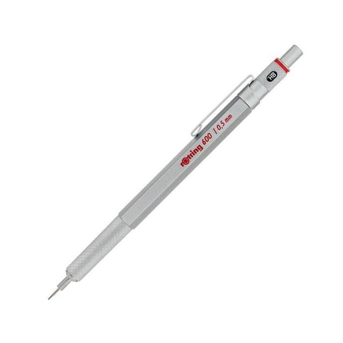 

Atk0508Rt Silver Rotring 600 Mechanical Pencil 0.5 Mm 1904445 R600 Co