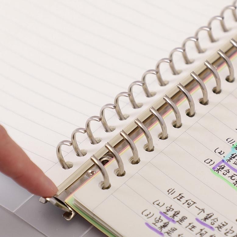 

Buku Binder Transparan A5 Binder PC Binder Tali Cover Bening Binder 20 Lubang - Binder Matte Transparan