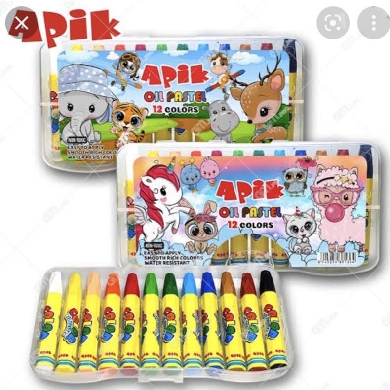 

Diskon Crayon Apik Murah 12 Warna Oil Pastel Prermium