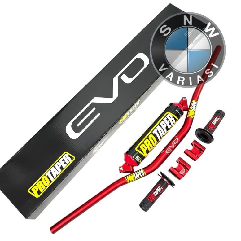 Stang Fatbar Protaper Satu Set Handgrip Dan Busa Palang Stang KLX CRF WR Beat Street Vixion NMAX Dll