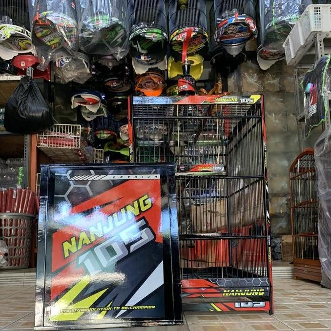 SANGKAR KANDANG BURUNG KOTAK EBOD NANJUNG MINIMALIS NO 2