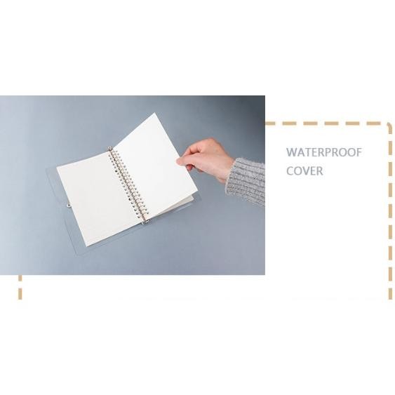 

Binder PVC Transparan A5 B5 / Map Binder Ring BESI 20 Dan 26 Lubang
