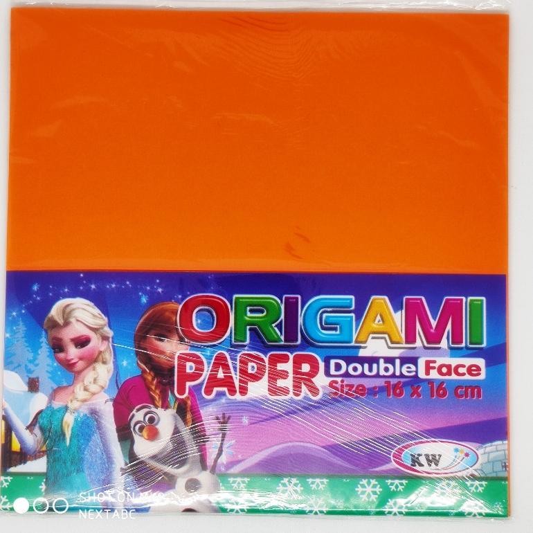 

Premium Kertas Lipat / Origami Kw Double Face Warna Bolak Balik Promo