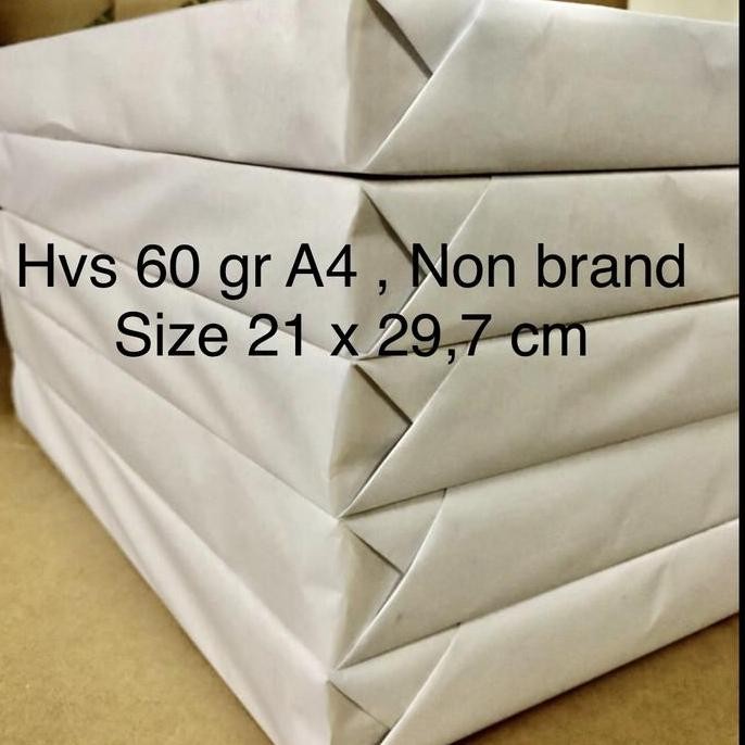 

Hvs 60 gr size A4 , Non Brand