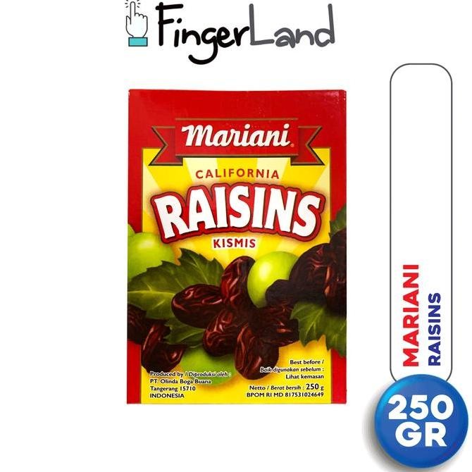 

ID | MARIANI RAISINS 250 GRAM RAISIN KISMIS