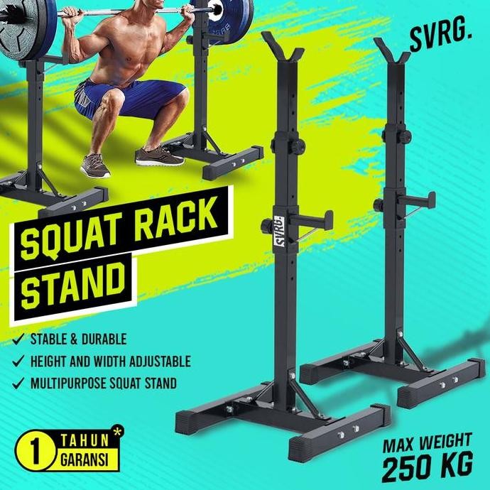 [FATORE] SVRG. SQUAT RACK STAND ADJUSTABLE SQUAT RACK SQUAT STAND