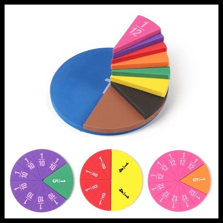 

Best Seller Montessori Eva Magnetic Fraction Disk Mainan Edukasi Belajar Pecahan