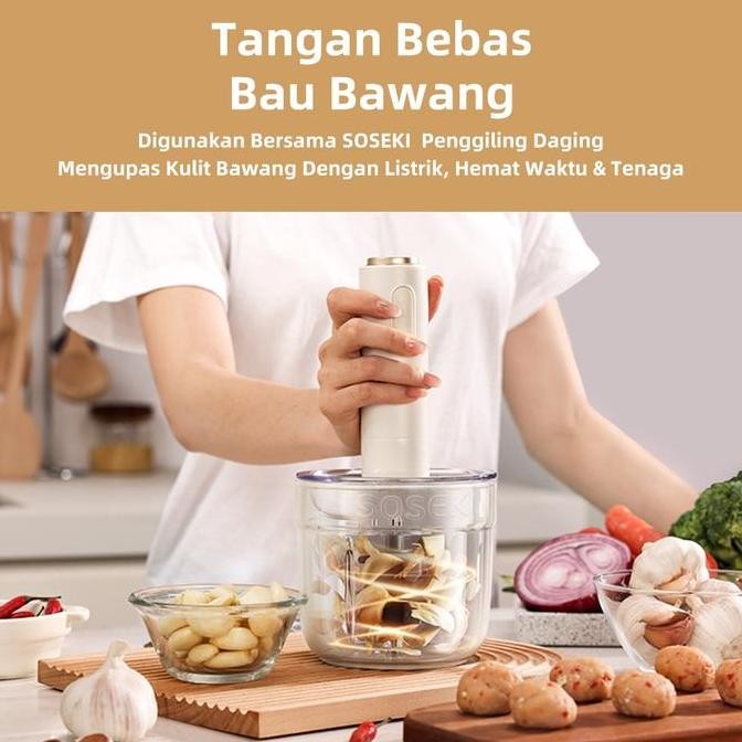

Terlaris Soseki Alat Kupas Bawang Digunakan Bersama Soseki Meat Chopper