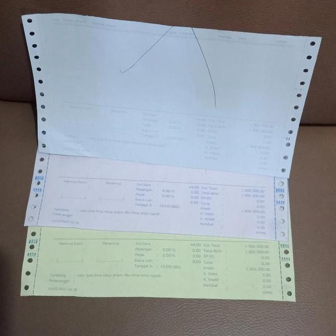 

New Product - Kertas Continuous Form 3Ply 9,5X11"/2 Kiarastoreku