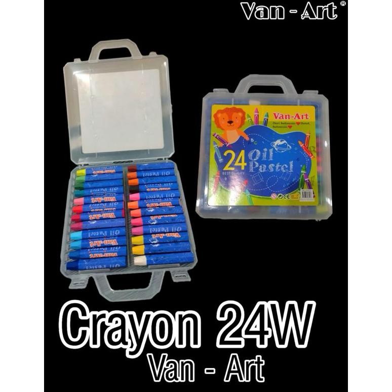 

Premium Crayon Apik 18 Warna Murah / Oil Pastel Van Art/ Krayon Prermium