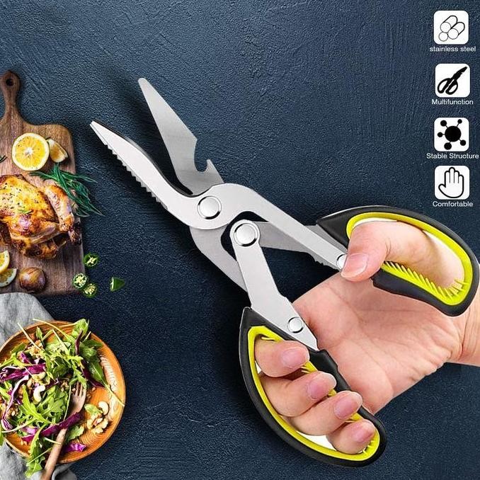 

Terlaris Gunting Daging Dapur Serbaguna Kuat Angits My001 Premium