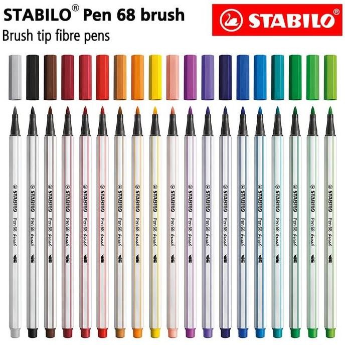 

New Product - Stabilo Pen 68 Brush Set 19Pcs / Premium Marker Kuas Kaligrafi Spidol Kiarastoreku