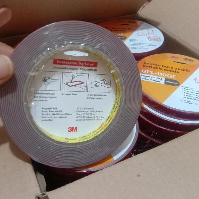 

New Product - Double Tape 3M Vhb 24Mm - 12Mm - Lem 3M Merah - Double Tape Otomotif Kiarastoreku
