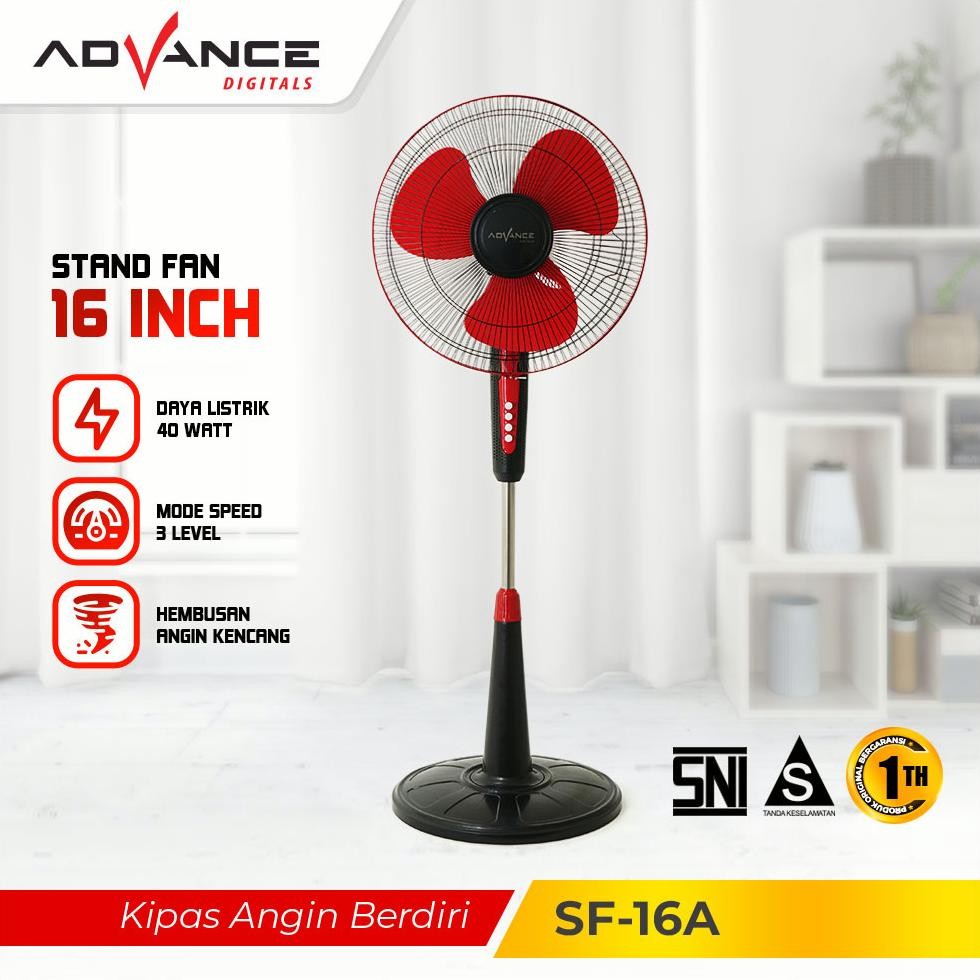 Advance Kipas Angin 16 Inch SF 16A Kipas Angin Berdiri