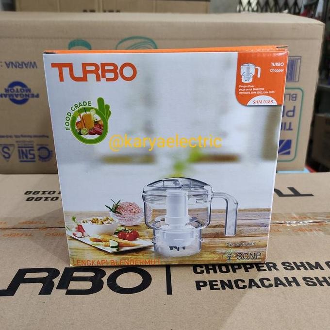 

Terlaris Chopper Turbo Shm-0188 Penggiling Daging 2115/2116