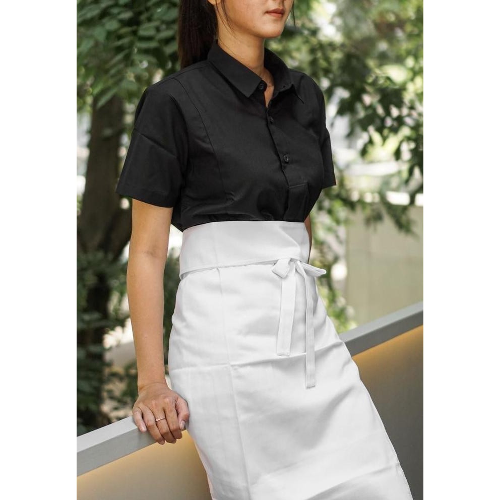 

Terlaris Light-Drill Half Apron / Chef Apron / Kitchen Apron Aksara / Celemek