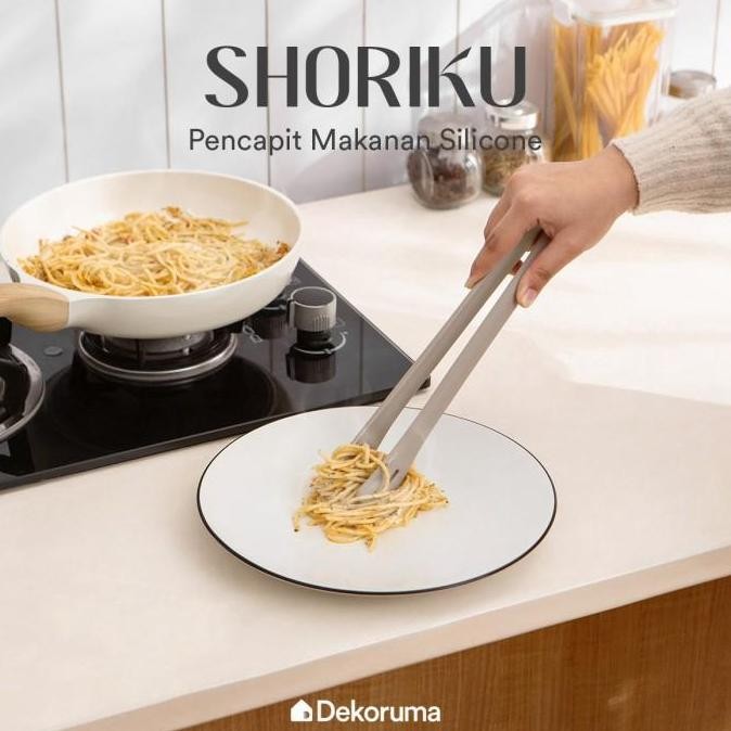 

Terlaris Dekoruma Shoriku Pencapit/Capitan Makanan Silicone+Ss - Grey