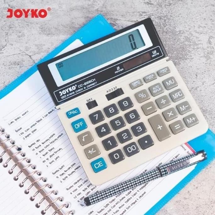 

New Product - Kalkulator Joyko Cc868Ch 12Digit/Calculator Joyko Ori Check Correct Calculator - Hanyakalkulator Kiarastoreku