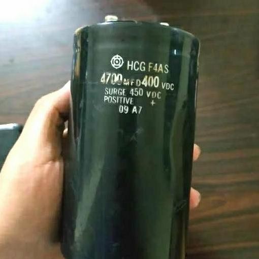 Elco Kapasitor Hcg - 4700Uf 4700 4700Mdf 400Vdc 400V 400 Volt Co