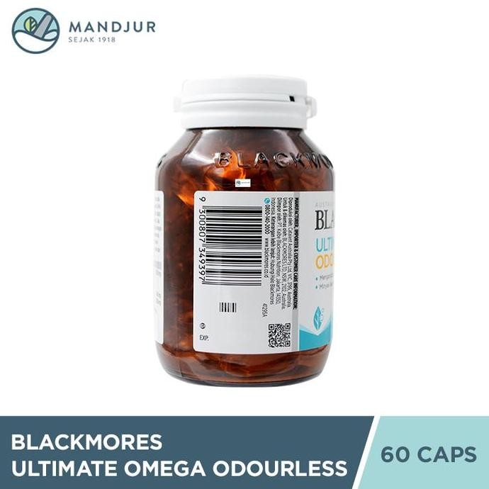 Blackmores Ultimate Omega Odourless 60 Tablet - Sumber Omega 3 Alami