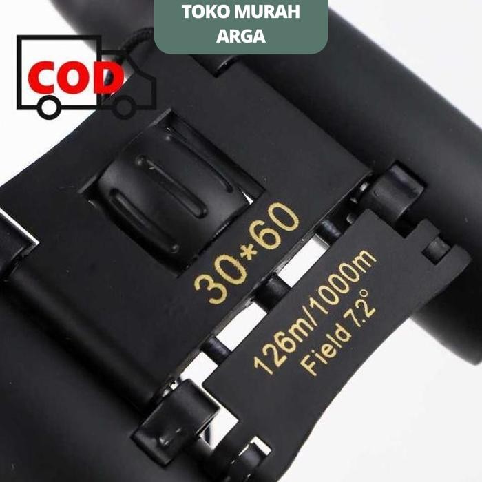 TEROPONG BINOKULAR SIANG MALAM J JAUH BINOCULARS HD NIGHT VISION ZOOM 30 X 60 ANTI KUALITAS PRODUK T