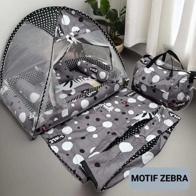 New Product - Fullset Kasur Bayi Kelambu Motif Karakter Lucu Kualitas Premium Toko Maulida_