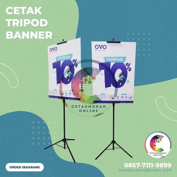 

New Product - Tridpod Banner / Board Uv Print (Foam Board Saja ) Kiarastoreku