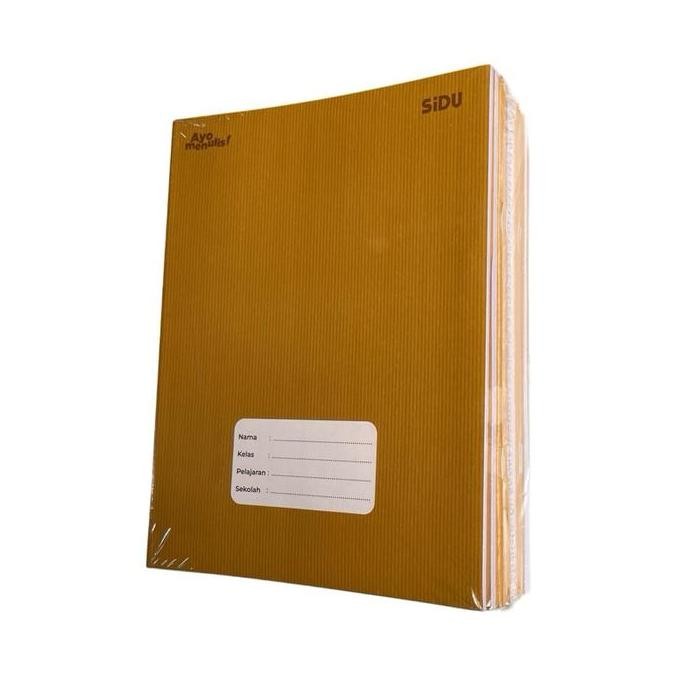 

Buku Tulis Sidu Sampul Coklat 60 Lembar / Sidu Kraft Craft 60 Lembar ( 1 Pack Isi 10 Buku ) Stationery Paper Kertas Co