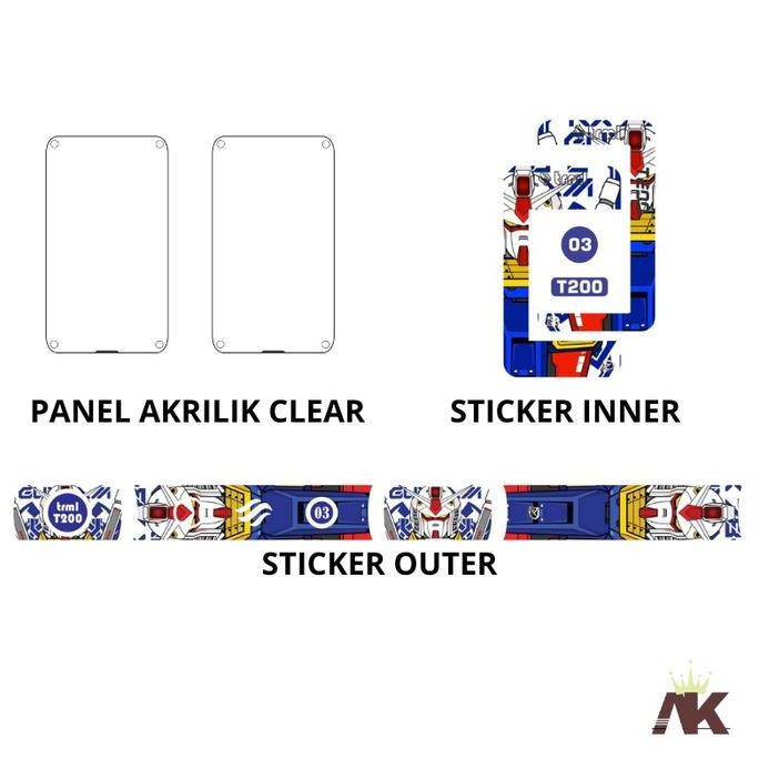 

New Product - Set Sticker Dan Akrilik T_2-0-0 Laminasi Doff Ukuran Presisi Bahan Premium Kiarastoreku