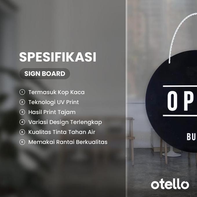 

New Product - Otello Signage Paket Taruh Disini Latin Signage Board Acrylic Papan Kiarastoreku