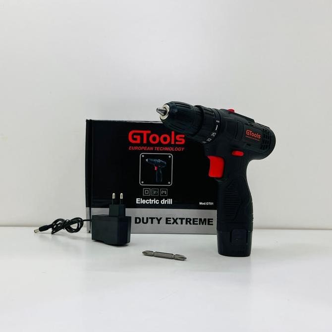 Promo Bor cordless 12v GTOOLS EROPA GT02 mesin bor baterai